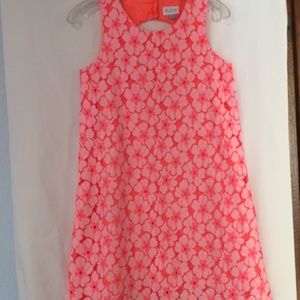 1227- Children's Place  16 Girls Coral Dress